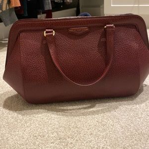 Marc By Marc Jacobs Thunderdome burgundy bag with crossbody strap.